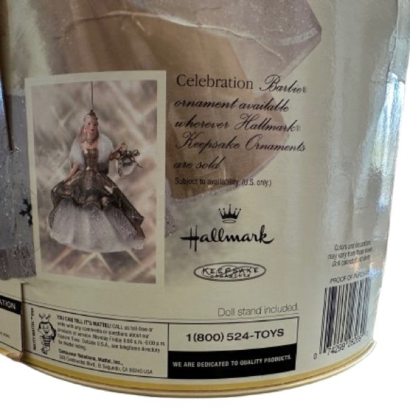 Rare Special 2000 Edition Celebration Barbie Doll - Picture 3 of 3